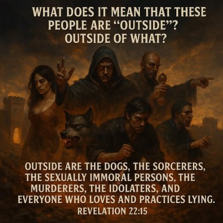 poster New Jerusalem - What does it mean that these people are