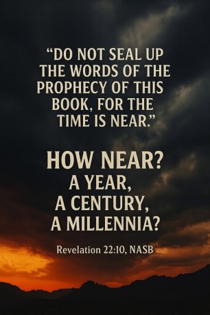 poster Revelation - Revelation 22:10 says,