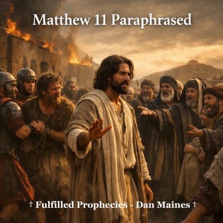 poster Matthew 11 Paraphrased