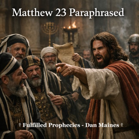 poster Matthew 23 Paraphrased