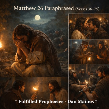 poster Matthew 26 Paraphrased (Verses 36-75)