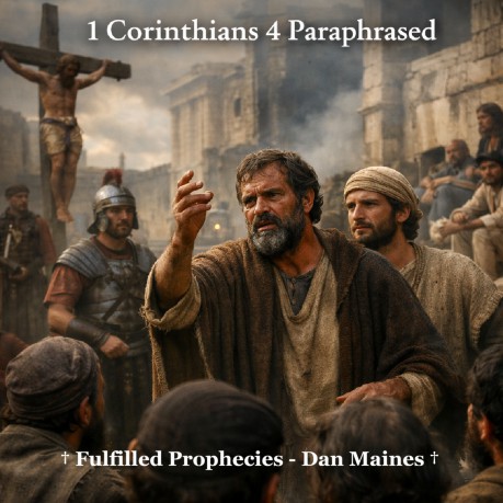 poster 1 Corinthians 4 Paraphrased