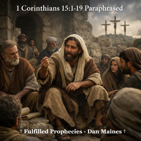 poster 1 Corinthians 15:1-19 Paraphrased