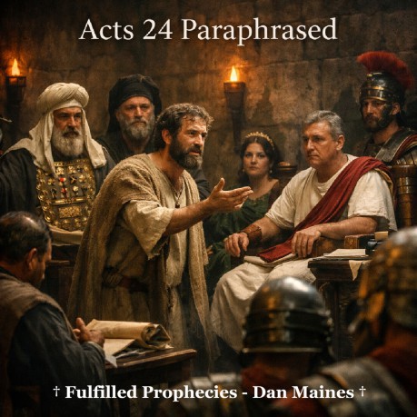 poster Acts 24 Paraphrased