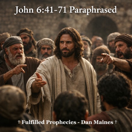 poster John 6:41-71 Paraphrased