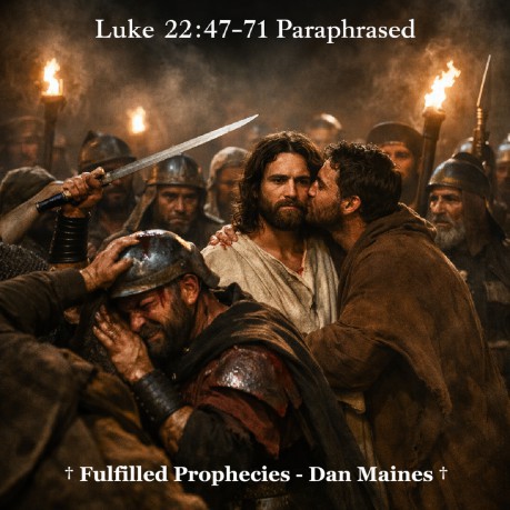 poster Luke 22:47-71 Paraphrased