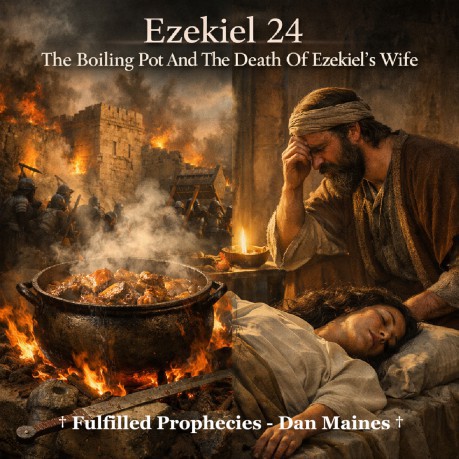 poster Ezekiel 24 The Boiling Pot And The Death Of Ezekiel's Wife