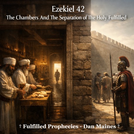 poster Ezekiel 42 The Chambers And The Separation Of The Holy Fulfilled