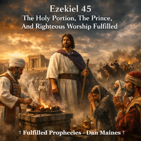 poster Ezekiel 45 The Holy Portion The Prince And Righteous Worship Fulfilled