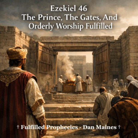 poster    Ezekiel 46 The Prince The Gates And Orderly Worship Fulfilled