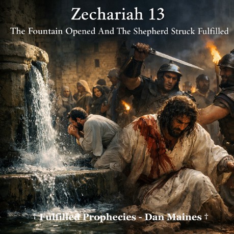 poster Zechariah 13 The Fountain Opened And The Shepherd Struck Fulfilled