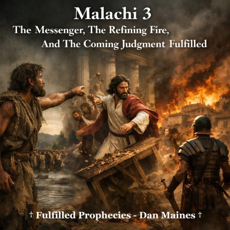 poster Malachi 3 The Messenger The Refining Fire And The Coming Judgment Fulfilled