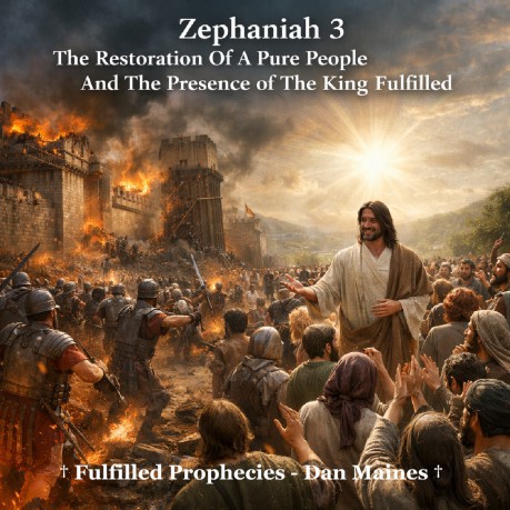 poster Zephaniah 3 The Restoration Of A Pure People And The Presence Of The King Fulfilled