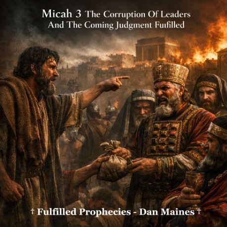 poster Micah 3 The Corruption Of Leaders And The Coming Judgment Fulfilled