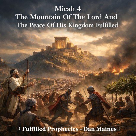 poster Micah 4 The Mountain Of The Lord And The Peace Of His Kingdom Fulfilled