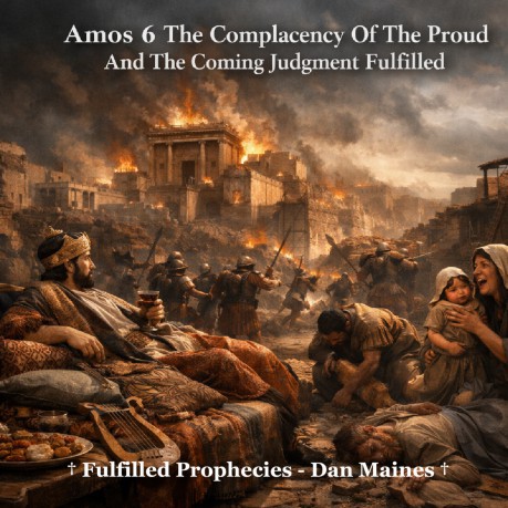 poster    Amos 6 The Complacency Of The Proud And The Coming Judgment Fulfilled