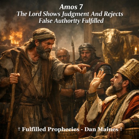 poster Amos 7 The Lord Shows Judgment And Rejects False Authority Fulfilled