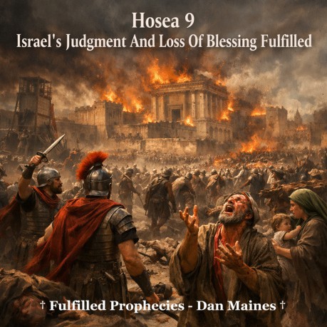 poster Hosea 9 Israel's Judgment And Loss Of Blessing Fulfilled