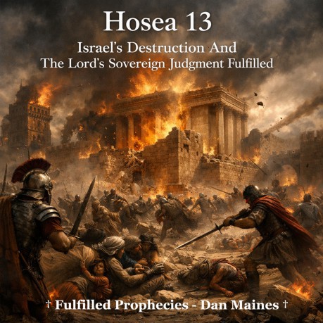 poster Hosea 13 Israel's Destruction And The Lord's Sovereign Judgment Fulfilled