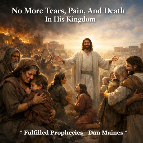 poster No More Tears, Pain, And Death In His Kingdom