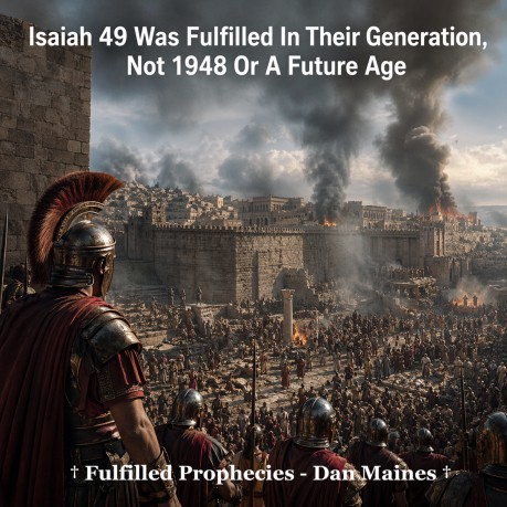poster Isaiah 49 Was Fulfilled In Their Generation, Not 1948 Or A Future Age