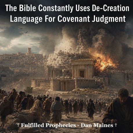 poster The Bible Constantly Uses De-Creation Language For Covenant Judgment