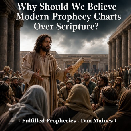 poster Why Should We Believe Modern Prophecy Charts Over Scripture?