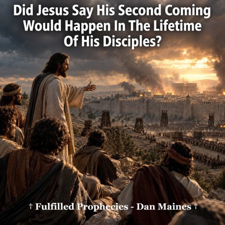 poster Did Jesus Say His Second Coming Would Happen In The Lifetime Of His Disciples?