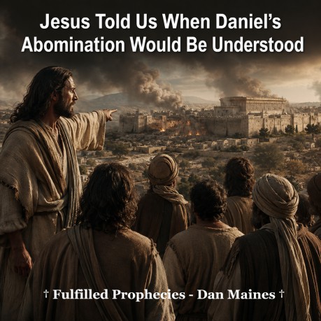 poster Abomination of Desolation - Jesus Told Us When Daniel's Abomination Would Be Understood