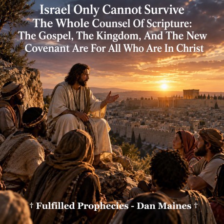 poster Israel Only Cannot Survive The Whole Counsel Of Scripture: The Gospel, The Kingdom, And The New Covenant Are For All Who Are In Christ