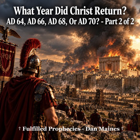 poster Second Coming - What Year Did Christ Return?
AD 64, AD 66, AD 68, Or AD 70? - Part 2 of 2
