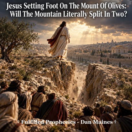poster Zechariah - Jesus Setting Foot On The Mount Of Olives: Will The Mountain Literally Split In Two?