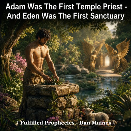 poster Adam Was The First Temple Priest - And Eden Was The First Sanctuary